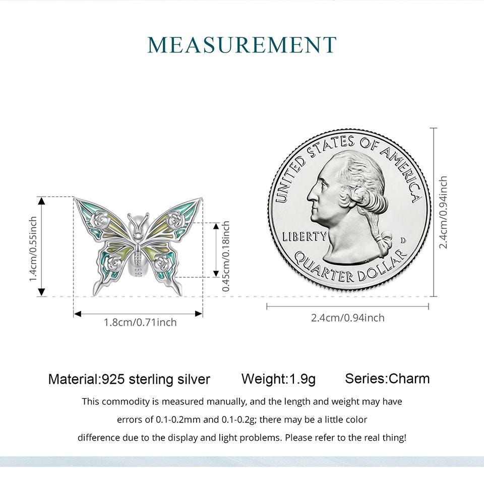 Butterfly Silicone Beads Charm