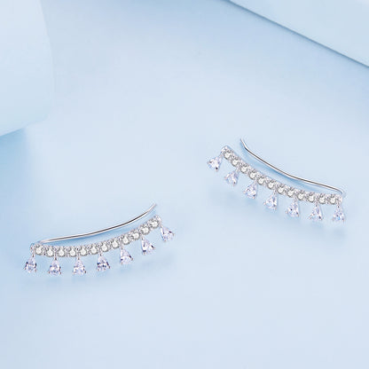 Elegant Zircon Hook Earrings