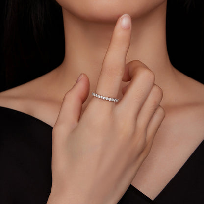 Solo Moissanite Ring