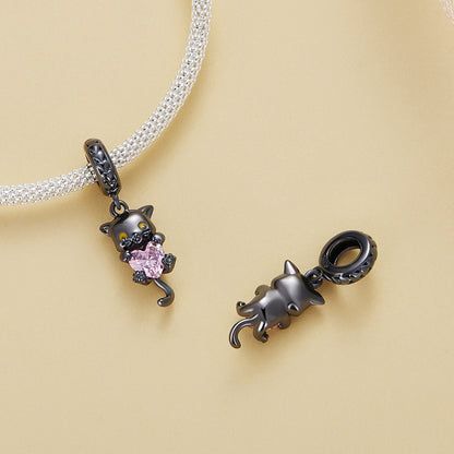 Black Cat Bead Charm