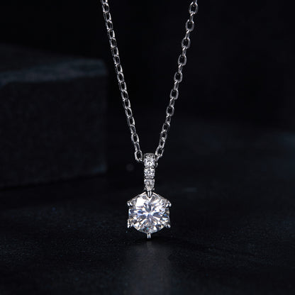 1ct Sparkling Moissanite Necklace