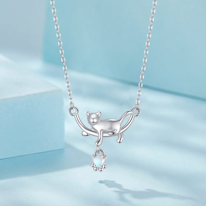 Feline Silhouette Necklace