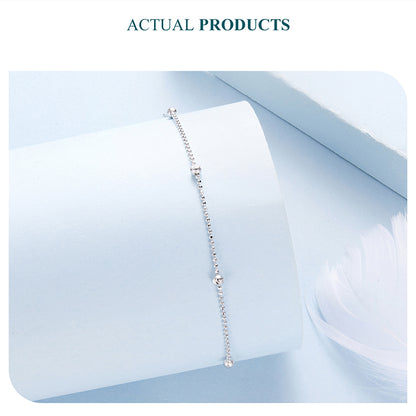 Floral Beaded Chain Bracelet