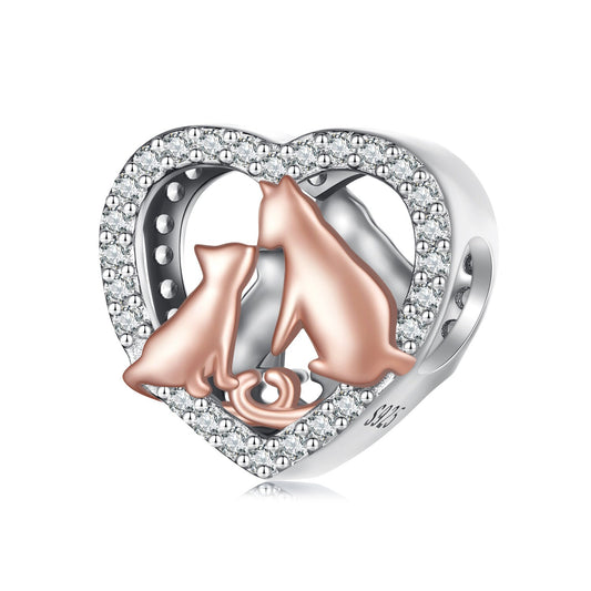 Kissing Cat Charm
