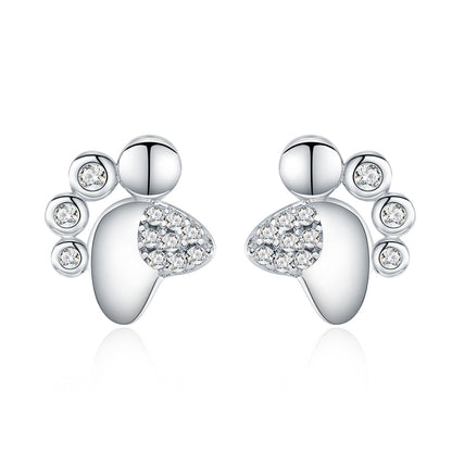 Footprint Earrings