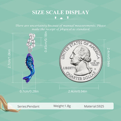 Grotesque Fish Pendant Charm