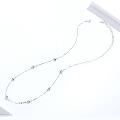 Simple CZ Pendant Necklace