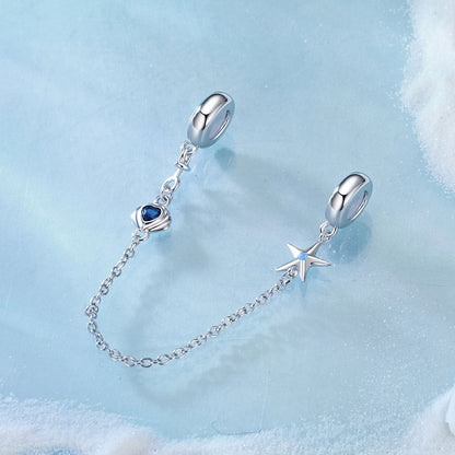 Ocean Silicone Safety Chain Charm