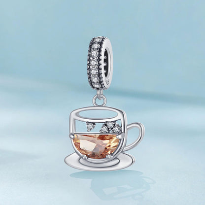 Funny Coffee Pendant Charm