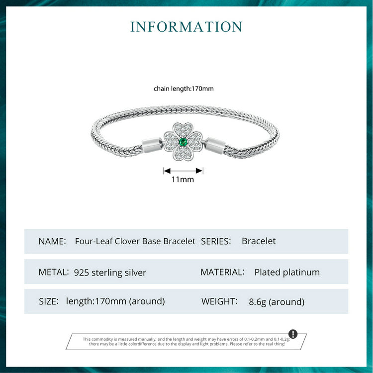 Classic Four-Leaf Clover Bracelet