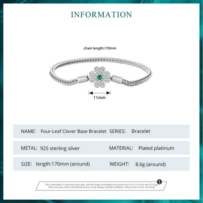 Classic Four-Leaf Clover Bracelet