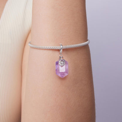 Amethyst Energy Pendant Charm