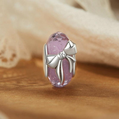 Bowknot  Murano Glass Bead Charm