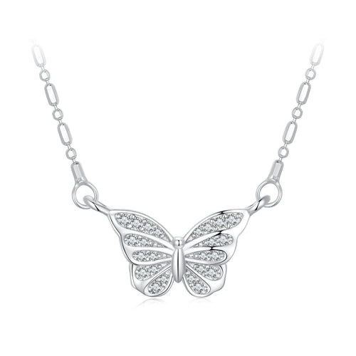 Fluttering Butterfly Necklace