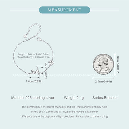 Whimsical Cat Silhouette Bracelet