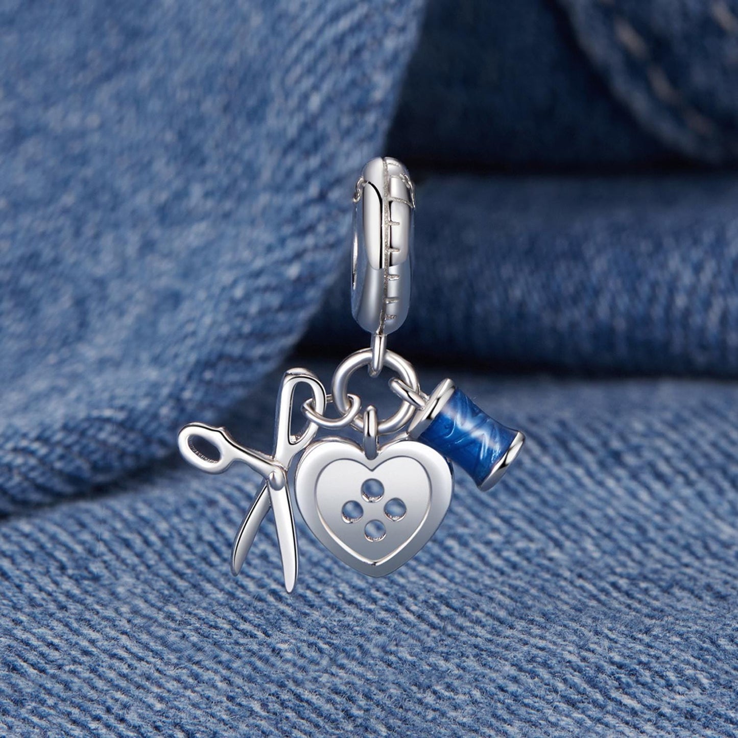 3-in-1 Tailor Set Pendant Charm