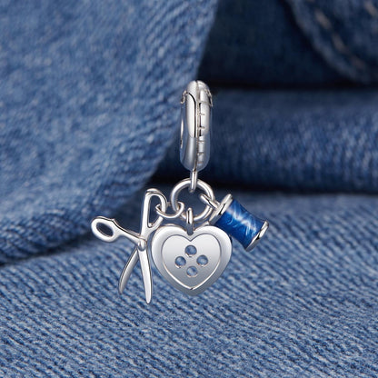 3-in-1 Tailor Set Pendant Charm