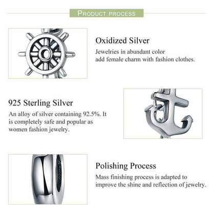 Oceangoing Voyage Safety Chain Charm