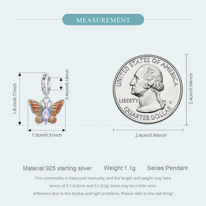 Butterfly Pendant Charm