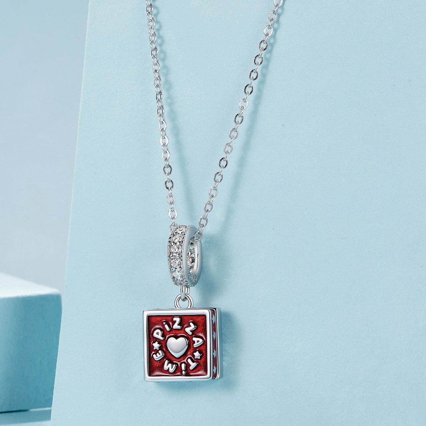 Funny Pizza Pendant Charm