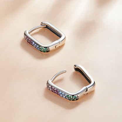 Square Clip Earrings