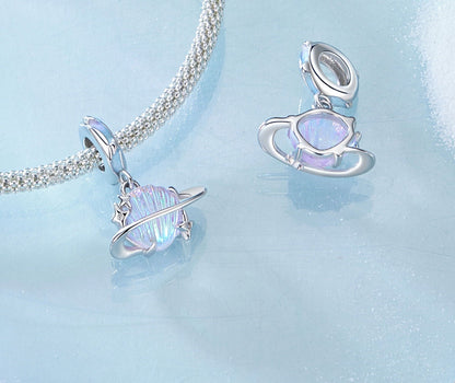 Planet Shell Pendant Charm