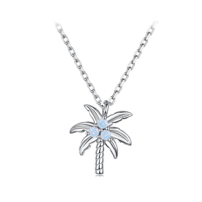 Palm Tree Pendant Necklace