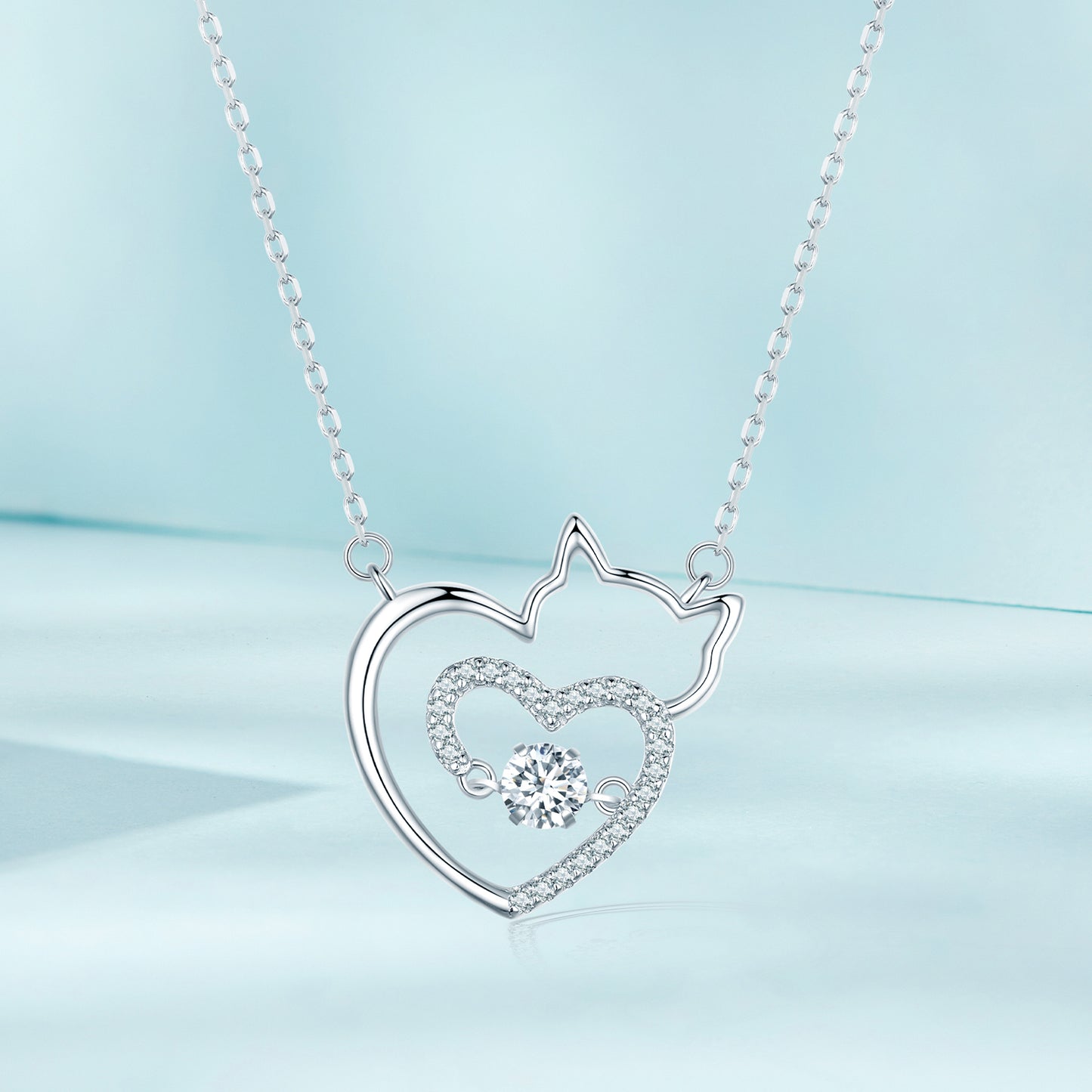 Playful Cat Necklace