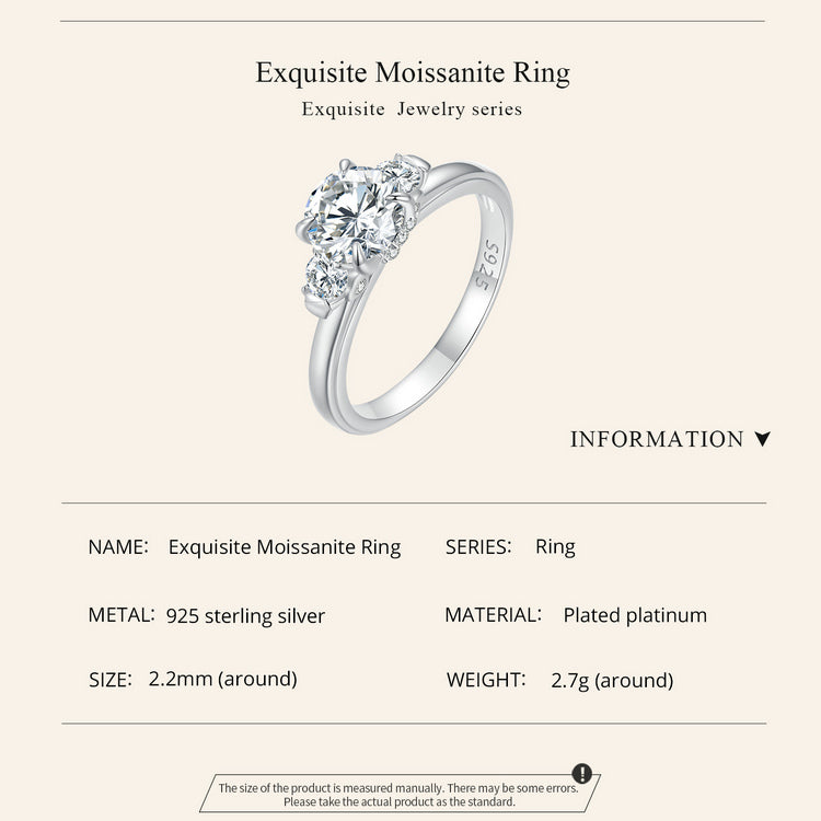 Exquisite Moissanite Ring