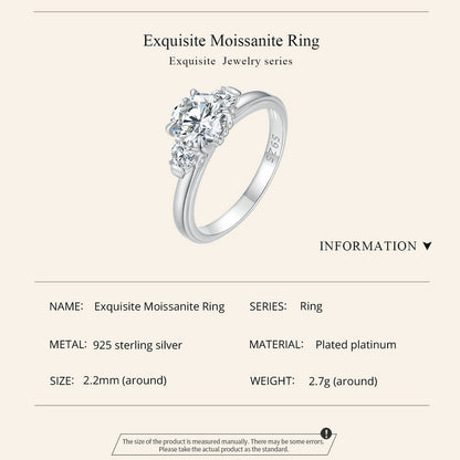 Exquisite Moissanite Ring