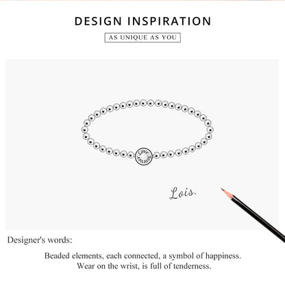 Sterling Silver Beaded Bracelet