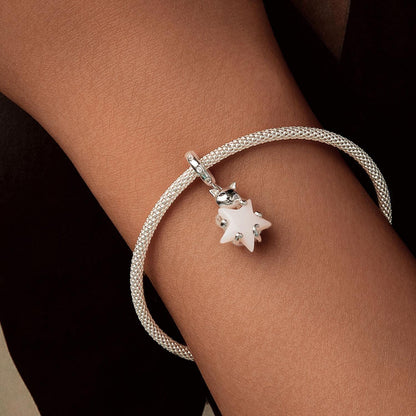 Cute Cat Star Pendant Charm