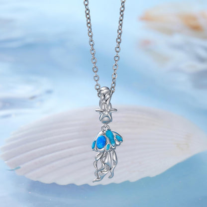 Fantasy Jellyfish Pendant Charm