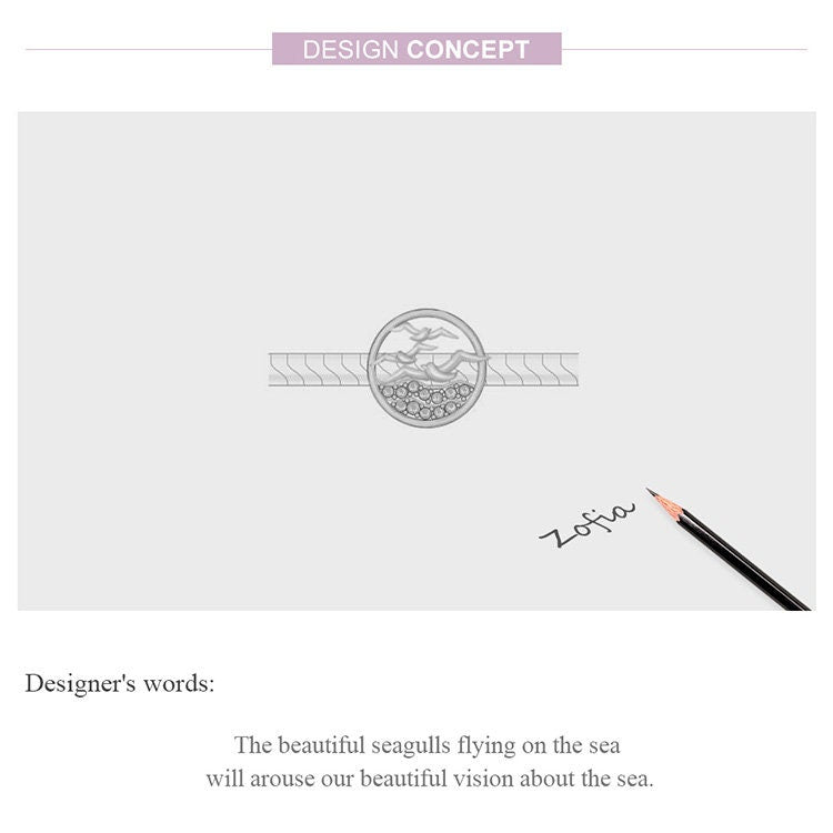 Seagull Charm