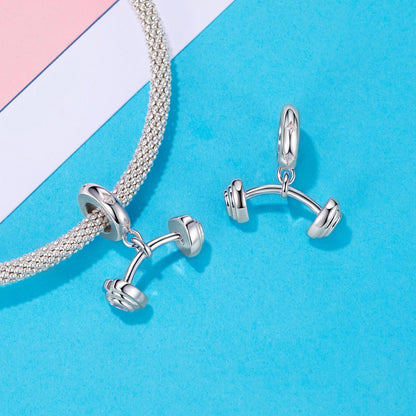 Barbell Pendant Charm