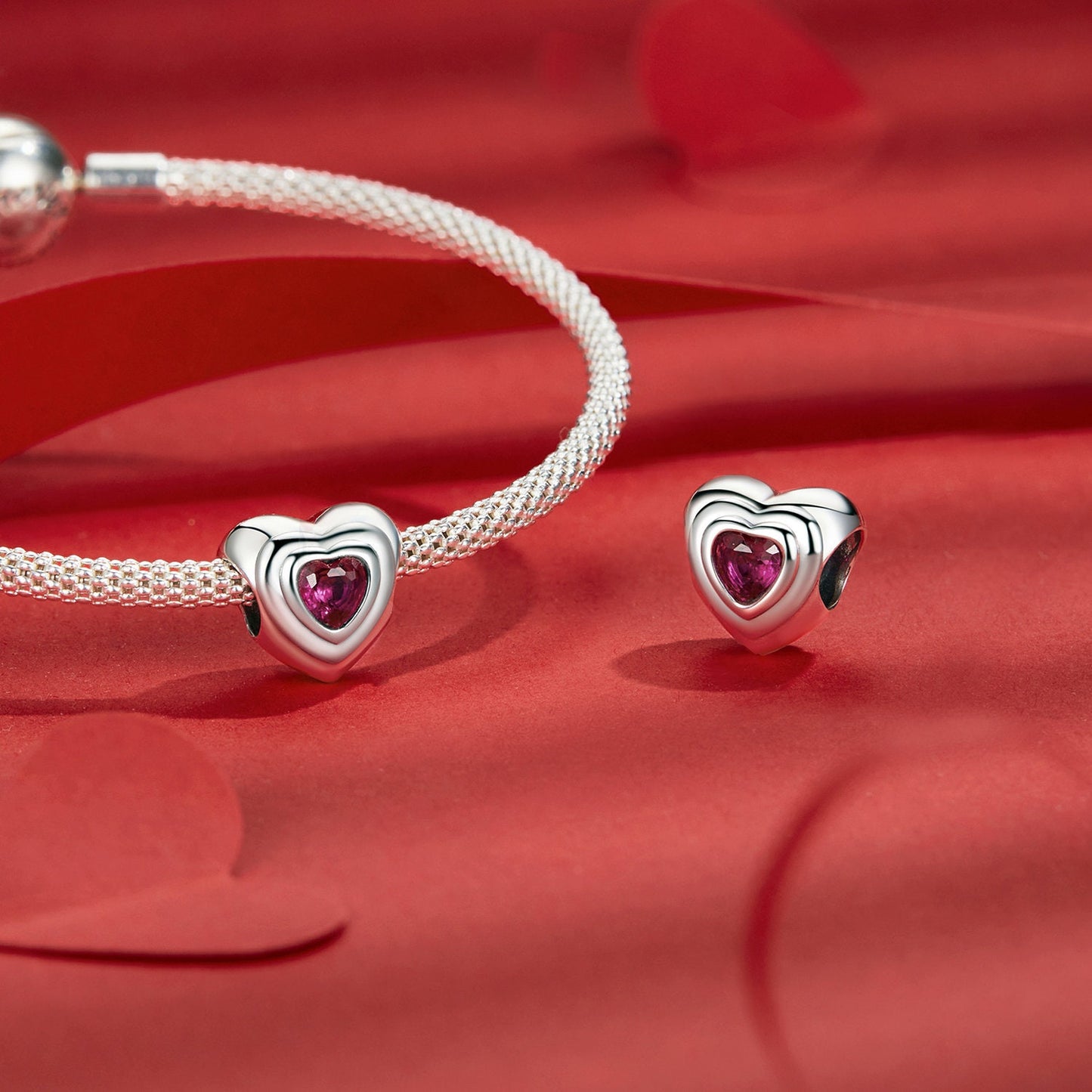 Classic Heart Halo Charm