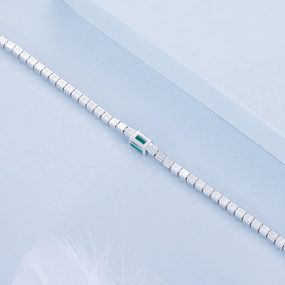 Elegant Emerald Tone Bracelet