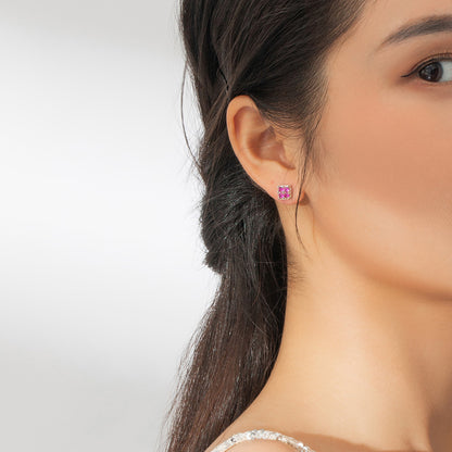 Tetris Hoop Earrings
