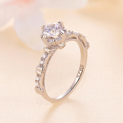Exquisite Moissanite Ring