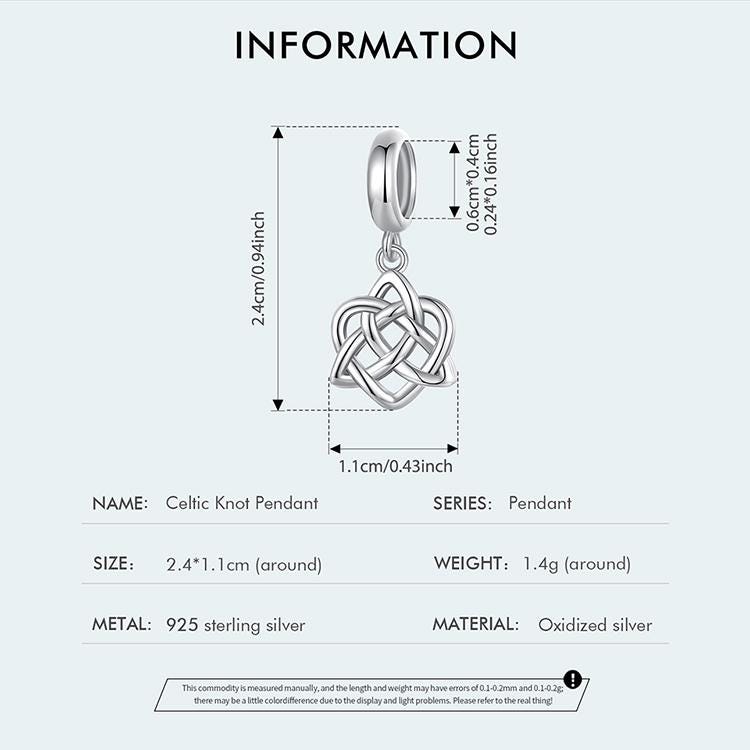 Celtic Knot Pendant Charm