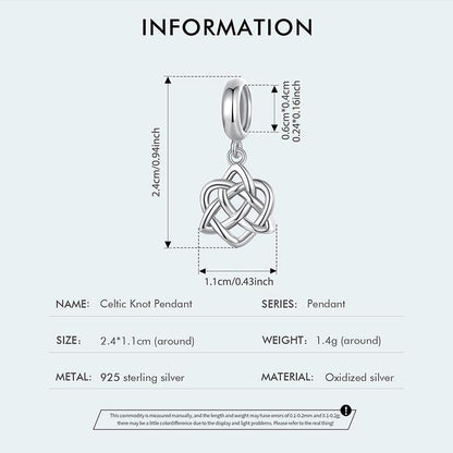 Celtic Knot Pendant Charm