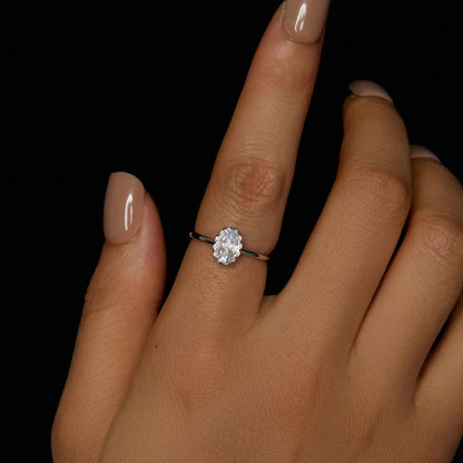 Radiant Beauty 1 Carat Moissanite Ring