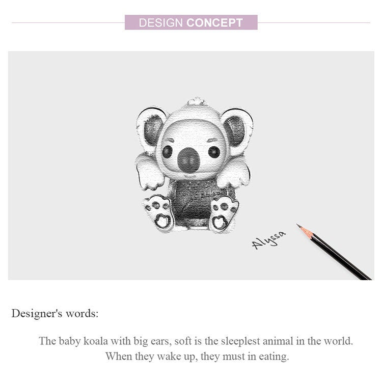 Koala Charm Beads