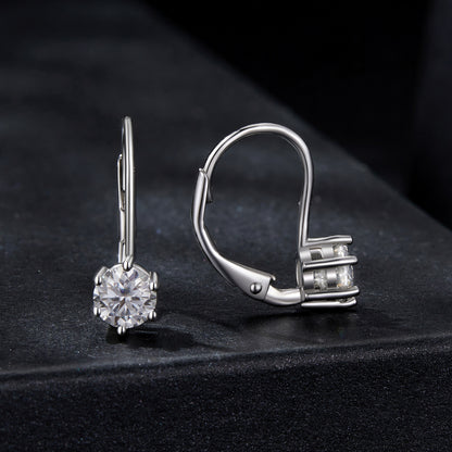 Moissanite Spring Ear Climbers