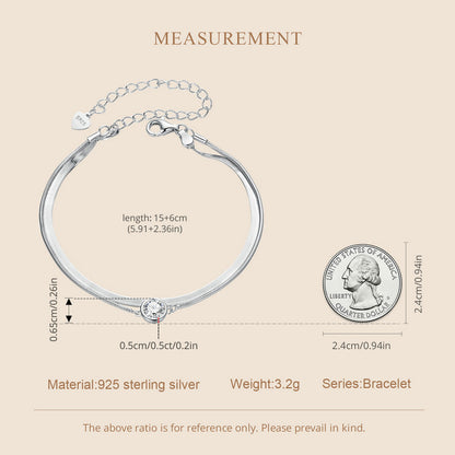 Double-Layer Sparkling Moissanite Bracelet
