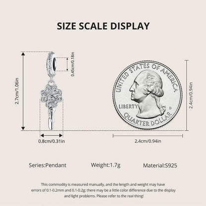 Lucky Key Pendant Charm