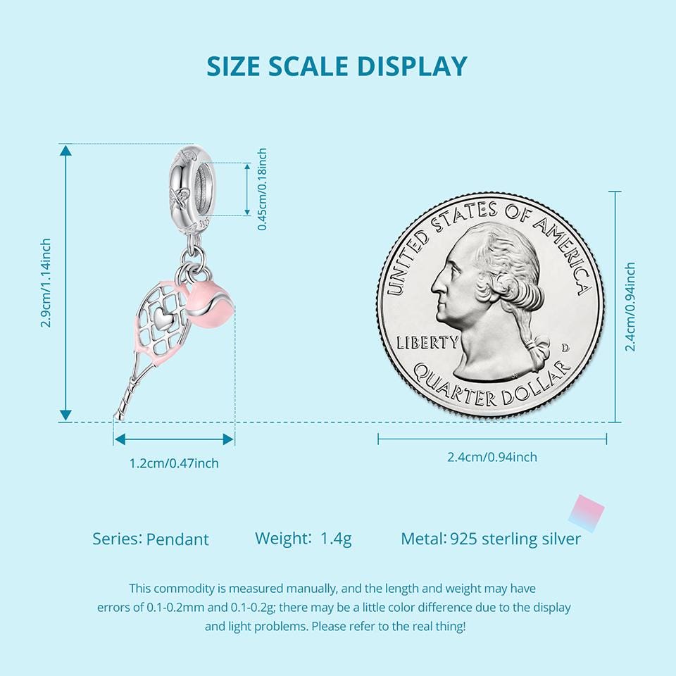 Tennis Pendant Charm