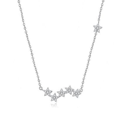 Dazzling Star Cluster Necklace