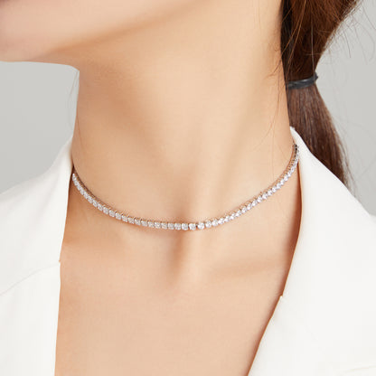 Shimmering Collarbone Necklace