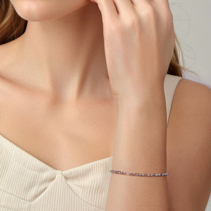 Round Box Chain Bracelet